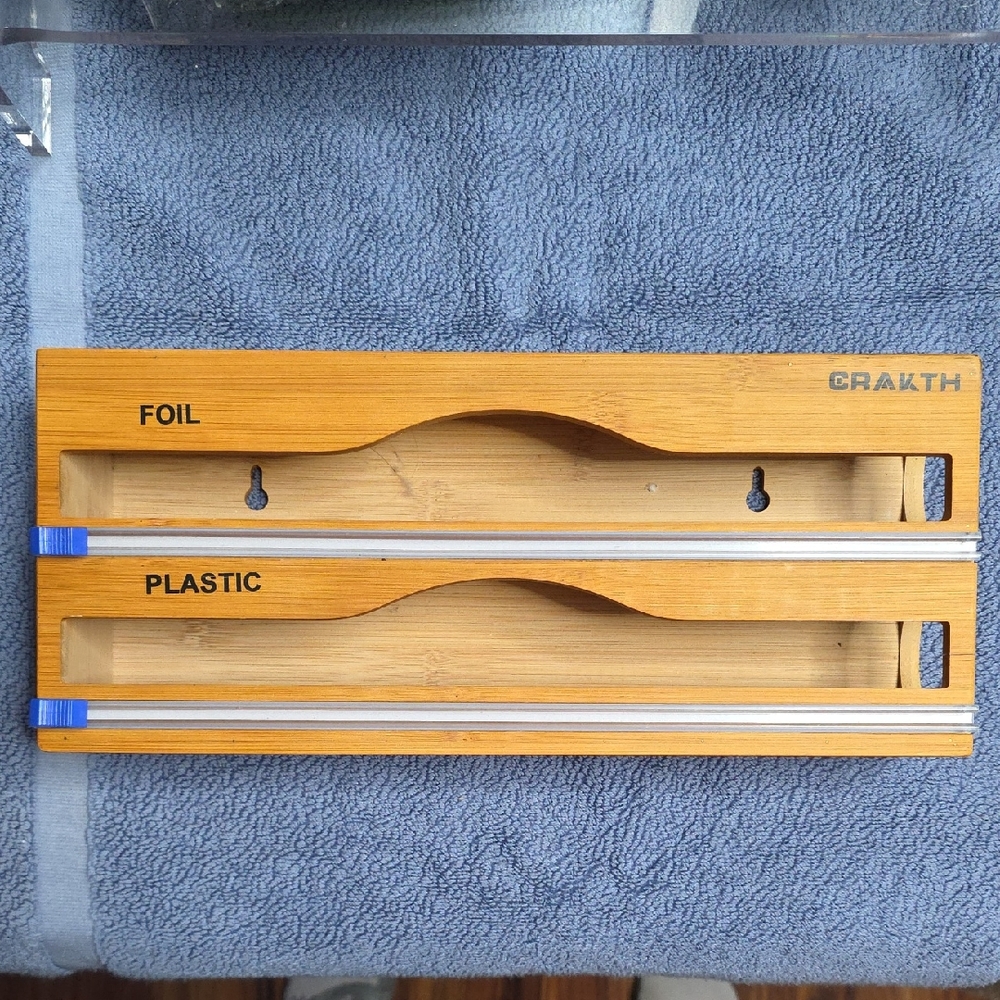Bamboo‎ Foil and Plastic Wrap Dispenser